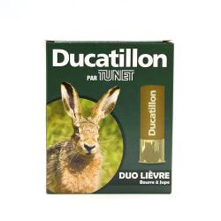 Vente Flash ! Boite de 10 Cartouches de chasse cal.12/70 DUCATILLON&reg; "Duo Li&egrave;vre"