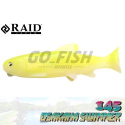 RAID - Leurre souple OSAKANA SWIMMER 145 Coloris - Pearl Chart