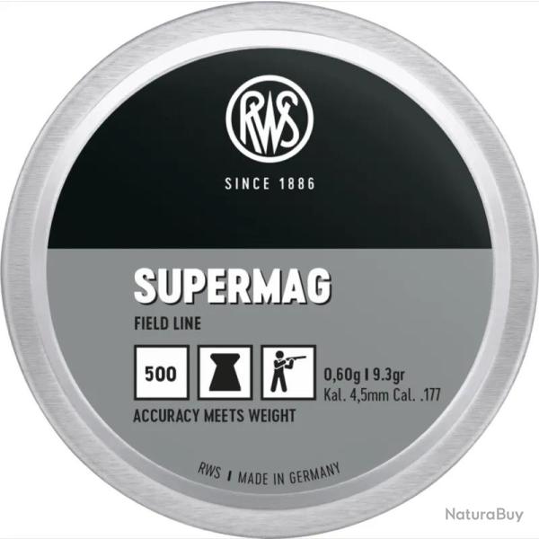 Plombs Rws Supermag 4,5mm