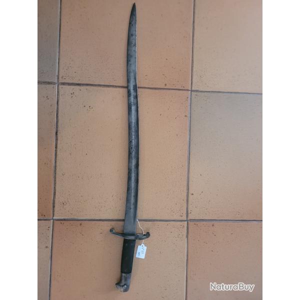 BAIONNETTE GRANDE BRETAGNE: SABRE BA�ONNETTE YATAGAN - Enfield - mod�le 1856