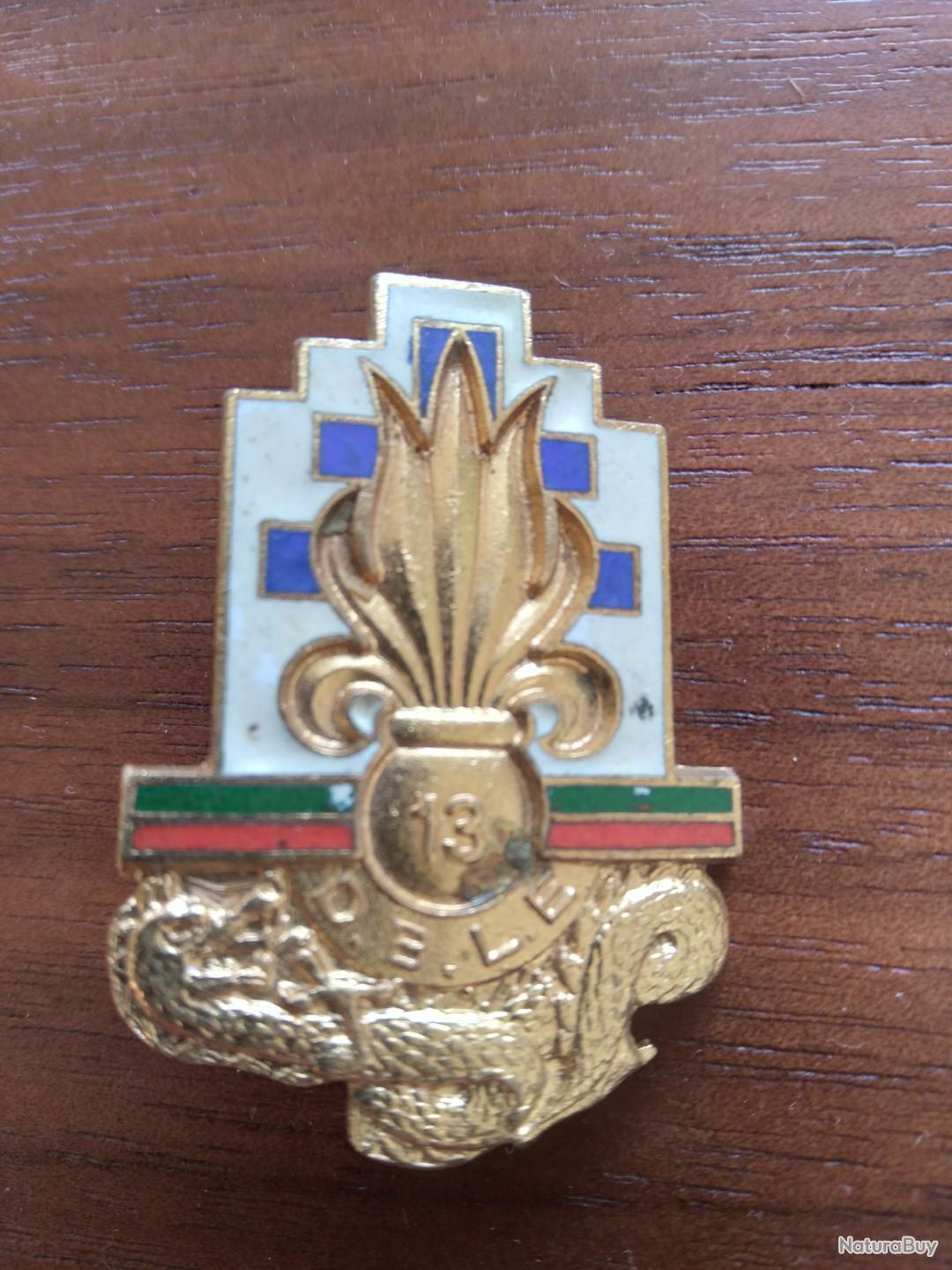 INSIGNE 2° REI variante DRAGO Légion Étrangère VINTAGE ORIGINAL badge
