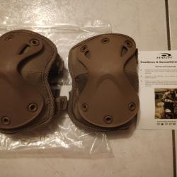 Coudi&egrave;res Hatch x-tac coyote, neuves, protection tactique / roller / trottinette / VTT / BMX