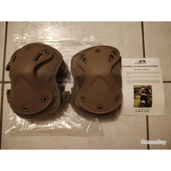 Coudi�res Hatch x-tac coyote, neuves, protection tactique / roller / trottinette / VTT / BMX