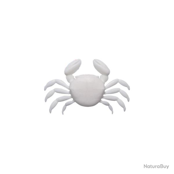 Leurre souple MARUKYU Big crab Blanc