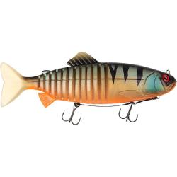 Leurre souple FOX RAGE Replicant jointed 32cm UV Orange belly perch