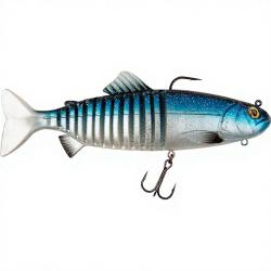 Leurre souple FOX RAGE Replicant jointed 27cm UV Blue shiner