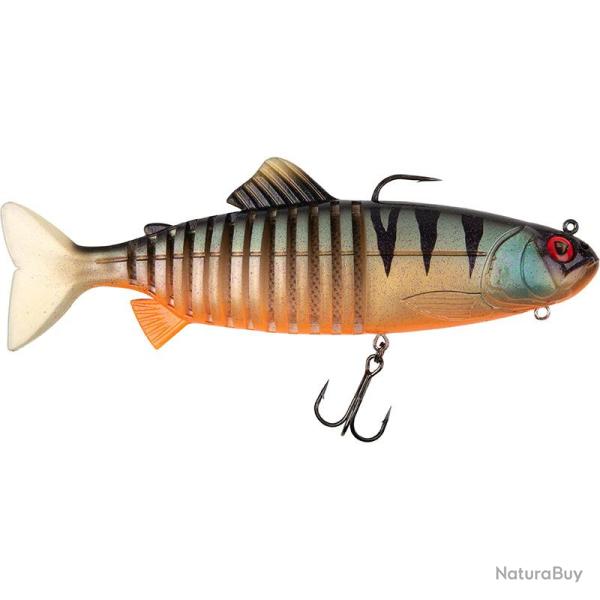 Leurre souple FOX RAGE Replicant jointed 27cm UV Orange belly perch