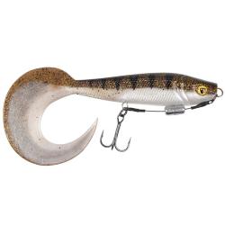 Leurre souple FOX RAGE Pro grub loaded 16cm UV Glitter perch