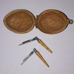 Rare couteaux noix de NONTRON vintage