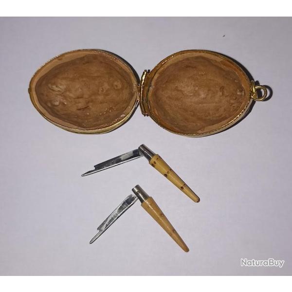 Rare couteaux noix de NONTRON vintage