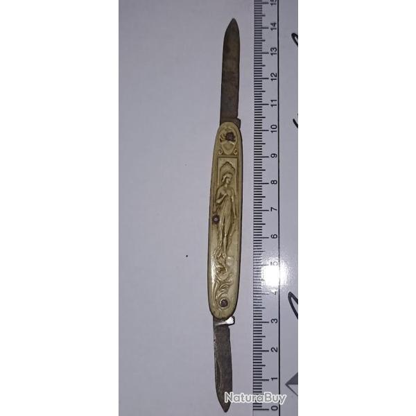 Ancien petit couteau de poche pliant Venus 1900 vintage