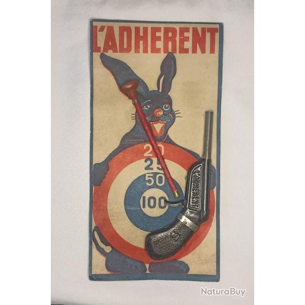 Ancien pistolet � fl�chette J.A. l'adh�rent vintage 40/50