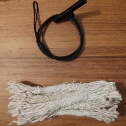 Baguette de nettoyage souple pour arme Net'Arm , avec 10 m&egrave;ches 223 /5,56mm / 22lr