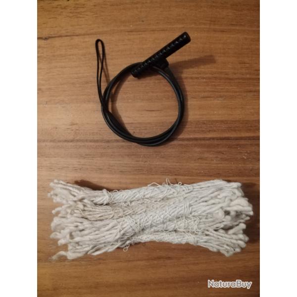Baguette de nettoyage souple pour arme Net'Arm , avec 10 m�ches 223 /5,56mm / 22lr