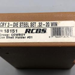Jeu d'outils RCBS .32-20 WIN 18151 Cow-boy Occasion