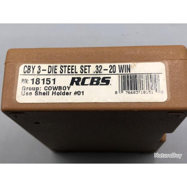 Jeu d'outils RCBS .32-20 WIN 18151 Cow-boy Occasion