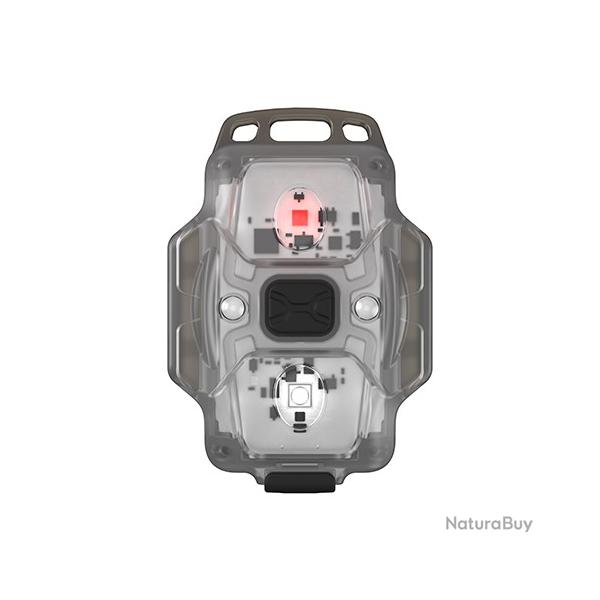 Lampe Armytek Crystal RGB Gris - 200 Lumens Blanc + Rouge/Bleu/Vert