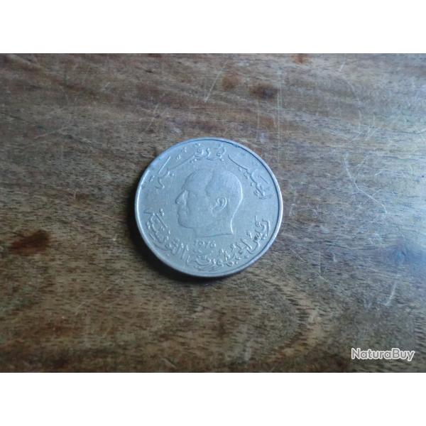 monnaie tunisie 1 dinard  1976