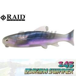RAID - Leurre souple OSAKANA SWIMMER 145 Coloris - Zaco