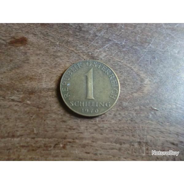 monnaie 1 schilling   1970