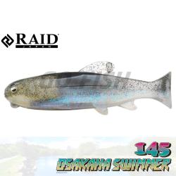 RAID - Leurre souple OSAKANA SWIMMER 145 Coloris - Cosme Shad
