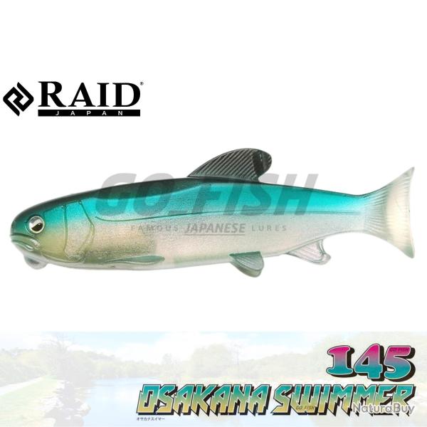 RAID - Leurre souple OSAKANA SWIMMER 145 Coloris - Ice Black