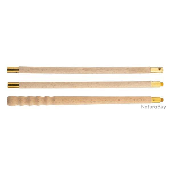 Baguette de nettoyage en bois pour canons (3 pi�ces)