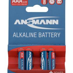 Piles alcalines LR03 AAA - Ansmann - AAA LR03