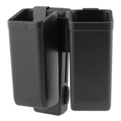 Porte chargeur pivotant double 2 chargeurs 9mm - Porte chargeur Double 9 mm
