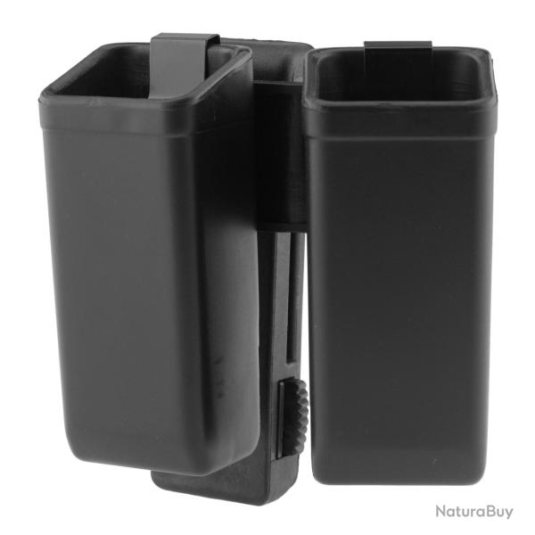 Porte chargeur pivotant double 2 chargeurs 9mm - Porte chargeur Double 9 mm
