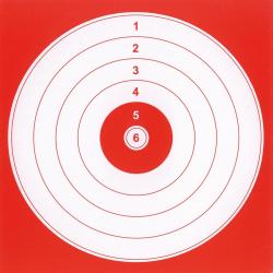 100 cibles cartons 14 x 14 cm