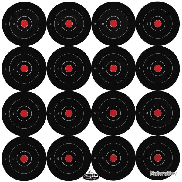 Lot de 192 cibles 3' r�actives Dirty Bird