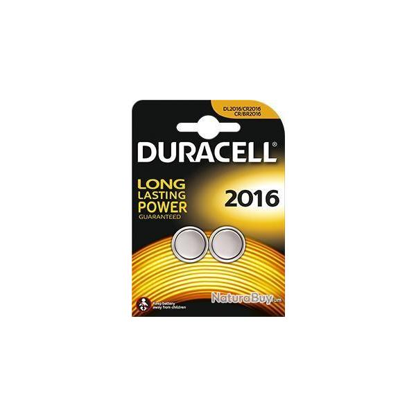 Piles CR2016 3 volts - Duracell - CR2016