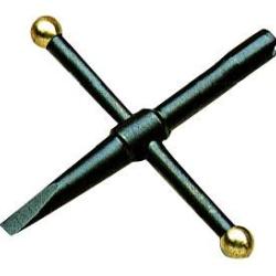 Cl&eacute; cruciforme 5 mm avec tournevis sp&eacute;cial revolver