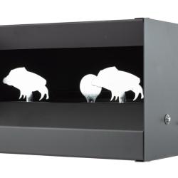 Cible mobile silhouettes Sangliers pour air comprim&eacute; Cal. 4.5 mm - Cible mobile 3 silhouettes sangli