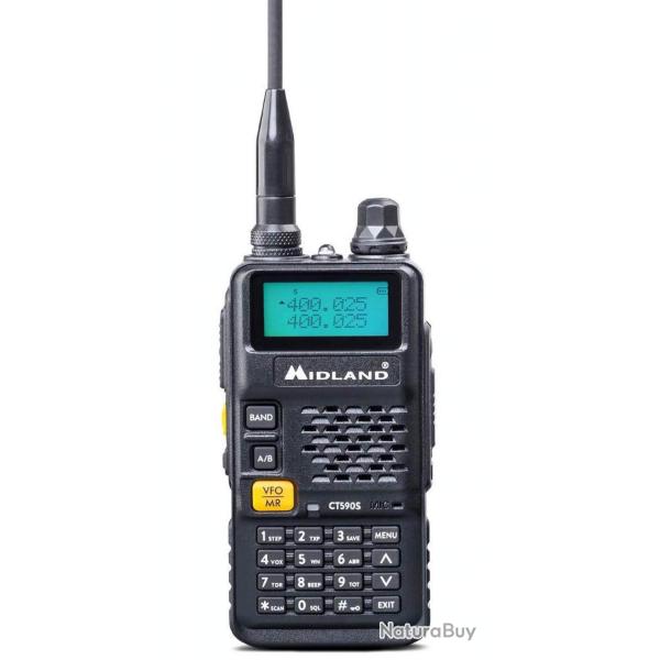 Radio Midland VHF/UHF CT590 S 5W - RADIO MIDLAND CT590 S VHF/UHF 5W