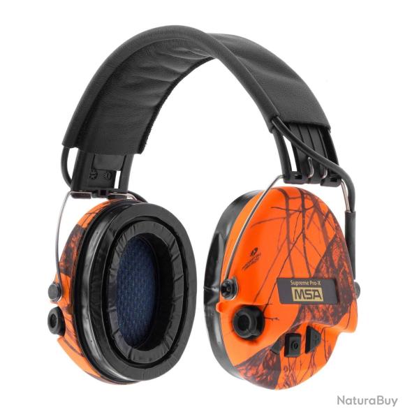 Casque audio amplifi� MSA SUPREME PRO X Camo Orange