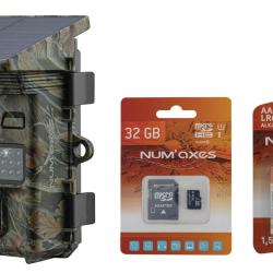 Num'Axes Pack pi&egrave;ge photographique PIE1069 avec piles + carte SD