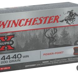 Munitions Cal. 44-40 &agrave; percussion centrale Winchester - Demi blind&eacute;e - Soft Point