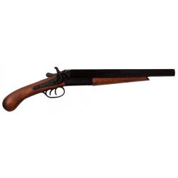 R&eacute;plique Denix fusil &agrave; double canon USA 1868 - PISTOLET DOUBLE CANONS 1868