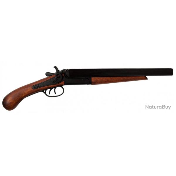 R�plique Denix fusil � double canon USA 1868 - PISTOLET DOUBLE CANONS 1868