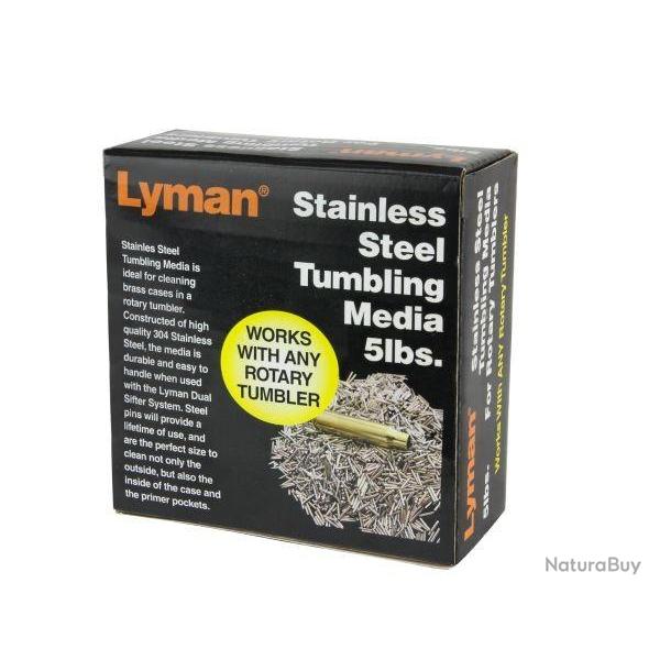 Granul�s acier inoxydable Lyman - ROTARY CASE STAINLESS STEEL MEDIA 5LBS #7631375