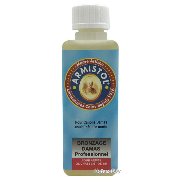 Bronzage Armistol 120ml pour acier Damas - Bronzage Acier Damas Armistol 120ml