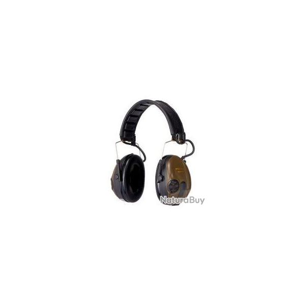 Casque anti-bruit 3M Peltor Sporttac - Coquilles Vertes/Oranges