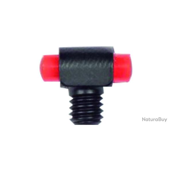 Guidon plein lumineux rouge 2x6.5mm