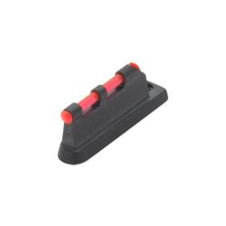 Guidon de carabine fibre optique rouge