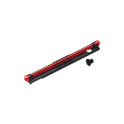 Guidon fibre optique rouge