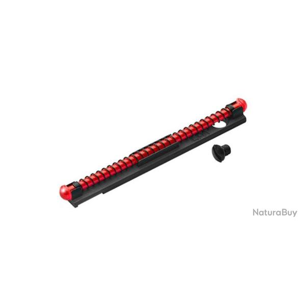 Guidon fibre optique rouge