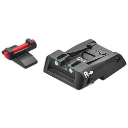 Hausse et guidon fibre optique