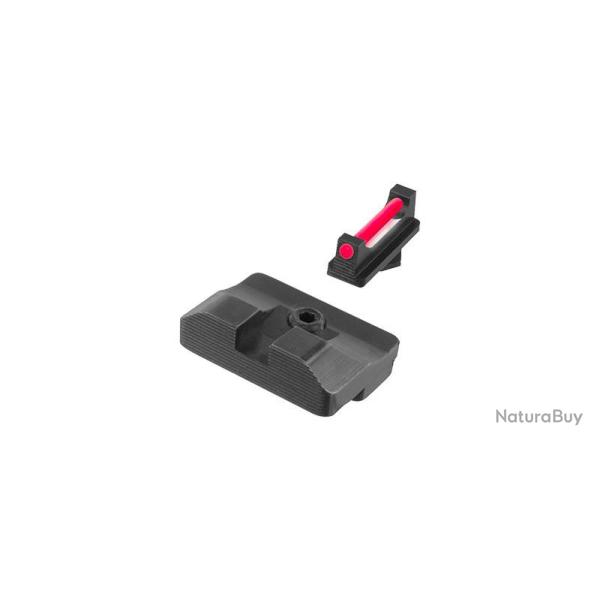 Hausse fixe et guidon Fibre Optique PRO